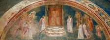 God Sends Gabriel to the Virgin (From the cycles of The Life of the Blessed Virgin Mary), 1304-1306. Creator: Giotto di Bondone (1266-1377)