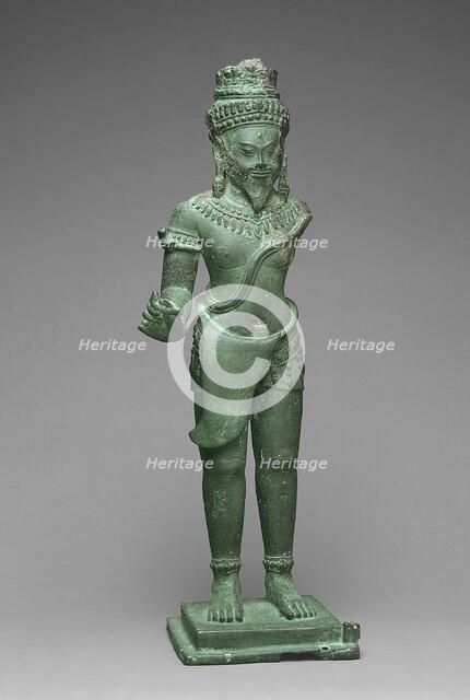 God Shiva as a Deified King, Angkor period, 13th century. Creator: Unknown.