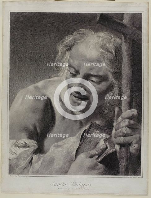 God the Father and Eleven of the Twelve Apostles, 1742. Creator: Giovanni Marco Pitteri.