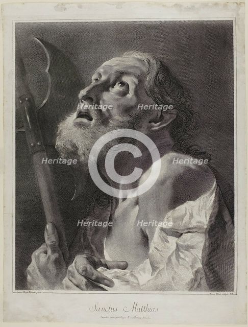 God the Father and Eleven of the Twelve Apostles, 1742. Creator: Giovanni Marco Pitteri.