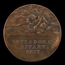 God the Father in the Clouds [reverse], 1485. Creator: Niccolo Fiorentino