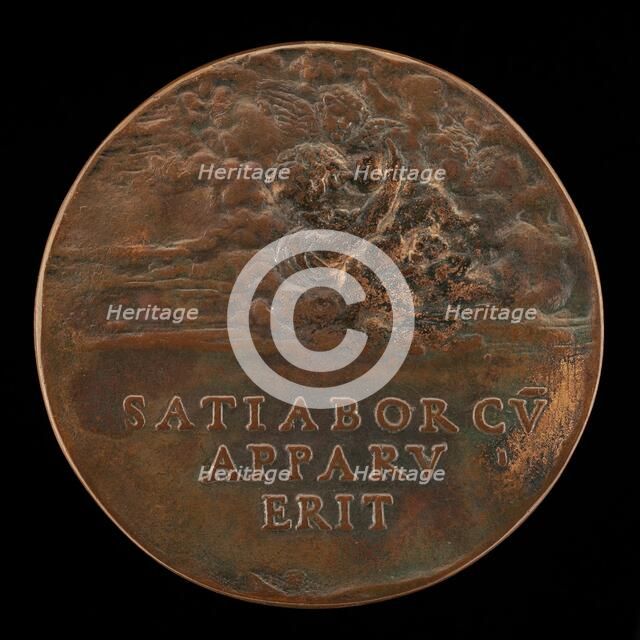 God the Father in the Clouds [reverse], 1485. Creator: Niccolo Fiorentino.