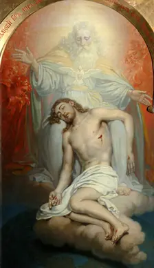 God the Father lamenting over the dead Christ Creator: Borovikovsky, Vladimir Lukich (1757-1825)