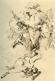 God the Father surrounded by Angels 1758-1759, (1928). Artist: Giovanni Battista Tiepolo