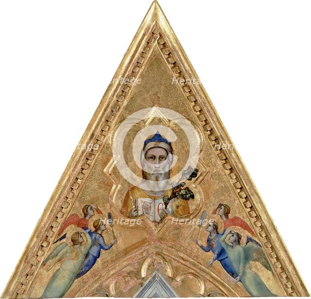 God the Father with Angels. (From the Baroncelli Polyptych).