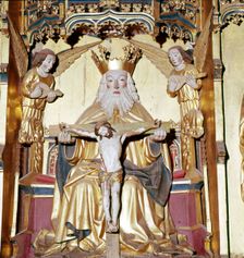God the Father with Christ altarpiece from Lubeck, 1470-1480