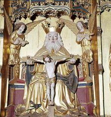 God the Father with Christ altarpiece from Lubeck, 1470-1480