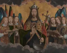 God the Father with Singing Angels, 1483-1494. Creator: Hans Memling