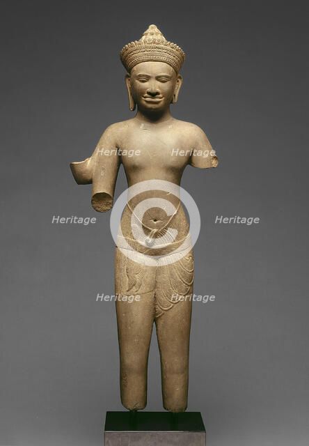 God Vishnu, Angkor period, 11th century. Creator: Unknown.