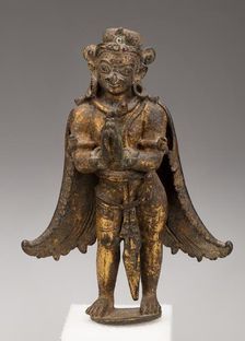 God Vishnu's Mount, Garuda, Standing with Hands in Gesture of Adoration (Anjalimudra), 13th century. Creator: Unknown