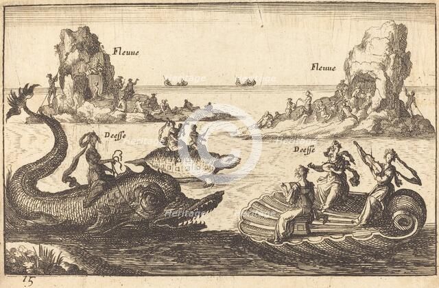 Goddesses on the River. Creator: Balthasar Moncornet.