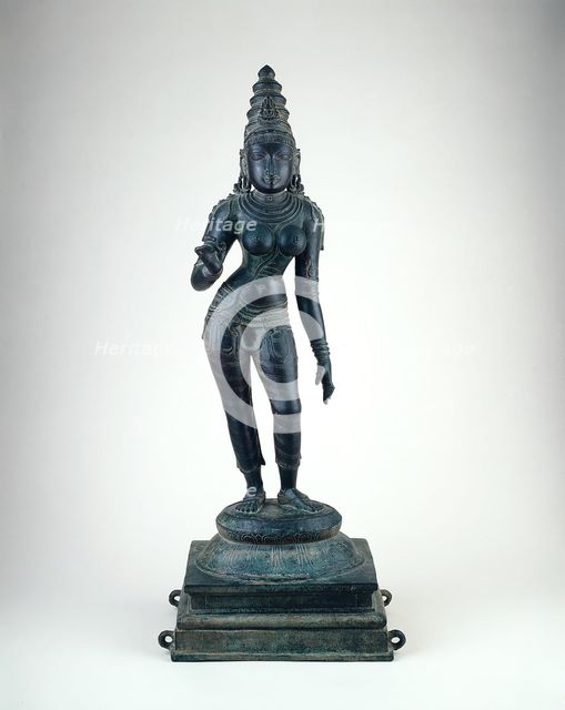 Goddess Uma, Consort of Shiva, Vijayanagar period, about 1500. Creator: Unknown.