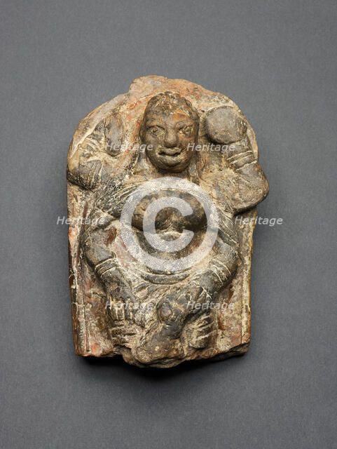 Goddess Durga Slaying the Buffalo Demon (Mahishasuramardini), Kushan period, 2nd century. Creator: Unknown.