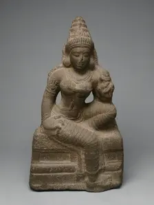 Goddess Shridevi, Consort of Vishnu, c. 1100. Creator: Unknown