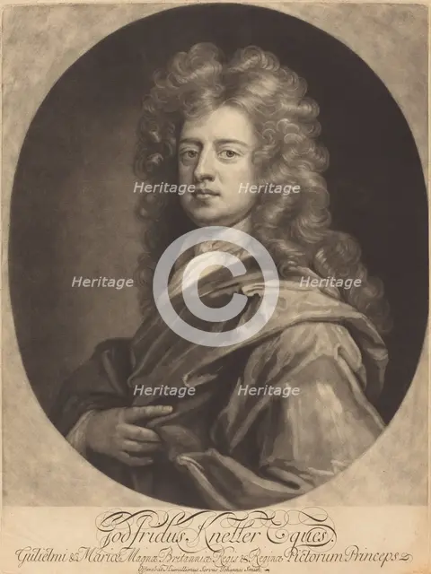 Godfrey Kneller, 1694. Creator: John Smith.