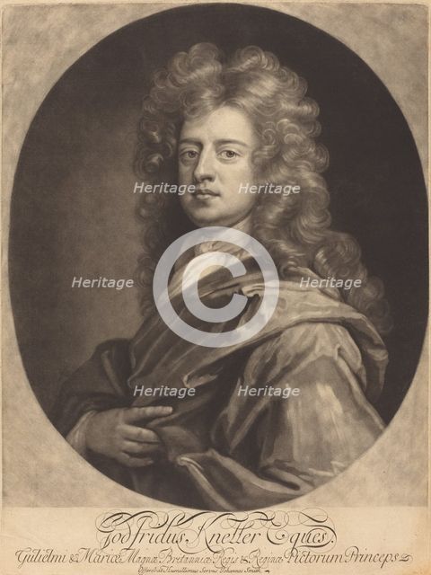 Godfrey Kneller, 1694. Creator: John Smith.