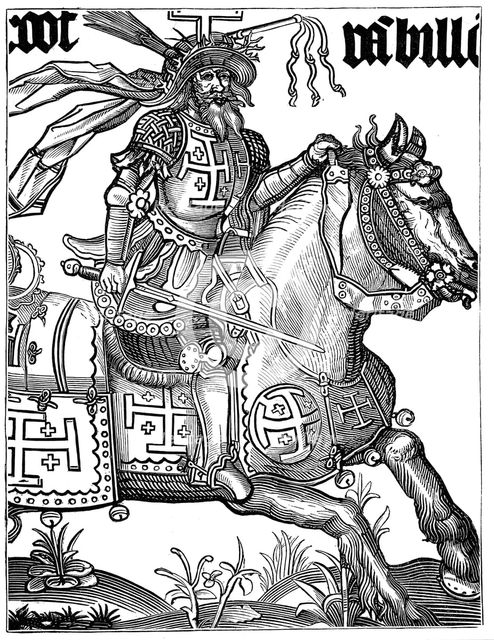 Godfrey of Bouillon, 11th century French crusader, 15th century. Artist: Unknown