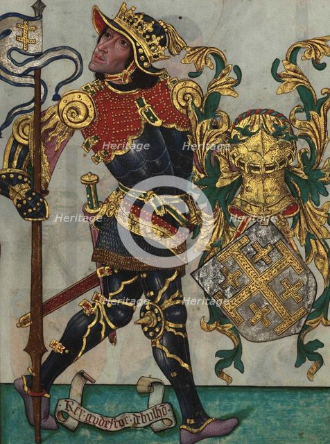 Godfrey of Bouillon (From Livro do Ameiro-Mor), 1509. Artist: Anonymous  