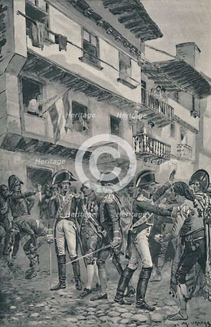 'Godoy Taken Into Custody By The Spanish Troops', 1896. Artist: Unknown.