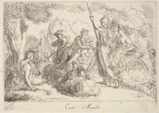Gods and Goddesses in a Landscape, 1740-1802. Creator: Giuseppe Canale