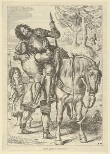 Goetz Aided by the Gypsies, after 1845., after 1845. Creator: Eugene Delacroix