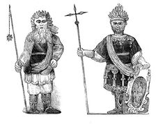 Gog and Magog, Guildhall, London, c1902