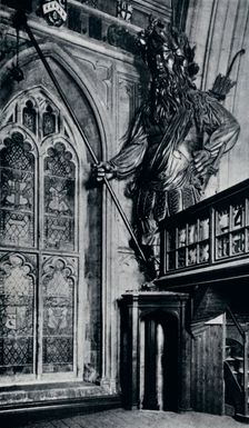 Gog (Gogmagog), One of the two City giants burnt in the London Guildhall fire, 1940