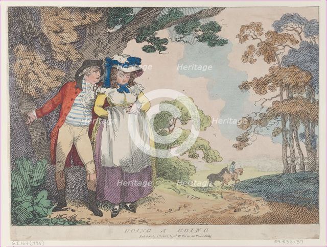Going, A-Going, [1785], reissued July 1, 1802., [1785], reissued July 1, 1802. Creator: Thomas Rowlandson.