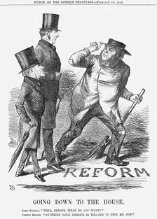 Going Down to the House 1866. Creator: John Tenniel