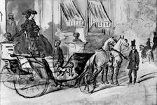 Going for a Drive 19th century, (1930).Artist: Constantin Guys