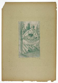 Going on Stage, 1889–90. Creator: Georges William Thornley