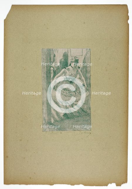 Going on Stage, 1889–90. Creator: Georges William Thornley.