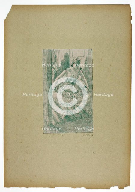 Going on Stage, 1889–90. Creator: Georges William Thornley.