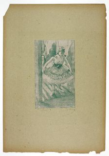 Going on Stage, 1889–90. Creator: Georges William Thornley