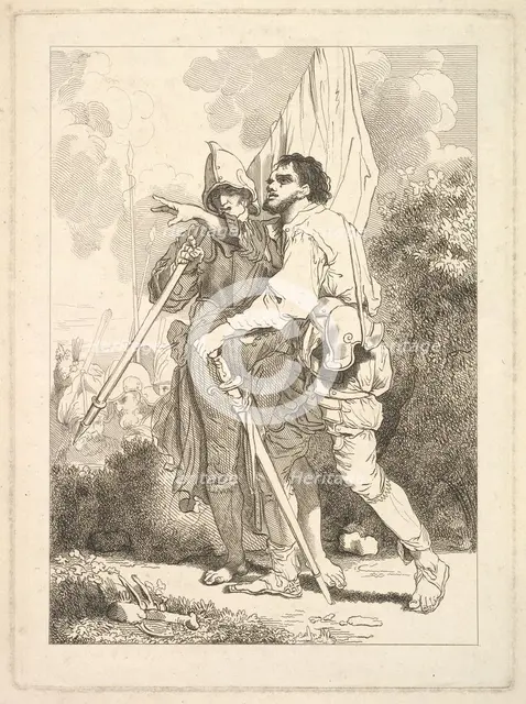 Going Out in the Morning, 1779. Creator: Robert Blyth.