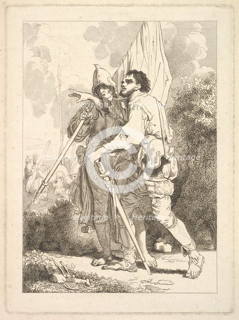 Going Out in the Morning, 1779. Creator: Robert Blyth.