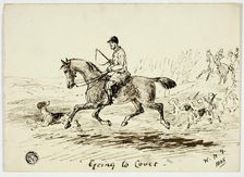 Going to Cover, 1865. Creator: W. H. Temple