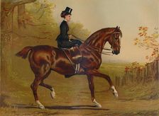 Going To Cover - A Portrait c1879. Creator: Alfred Chantrey Corbould