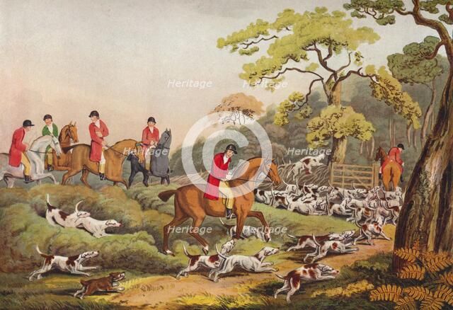 'Going To Cover', c1810, (1922). Artist: Samuel Howitt.