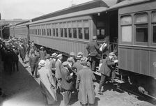 Going to Camp Upton, Sept 1917. Creator: Bain News Service