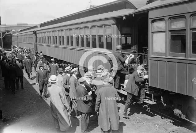 Going to Camp Upton, Sept 1917. Creator: Bain News Service.