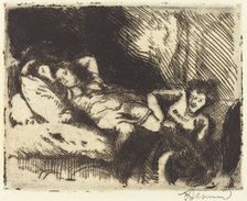 Going to Bed (Le coucher), 1913. Creator: Paul Albert Besnard