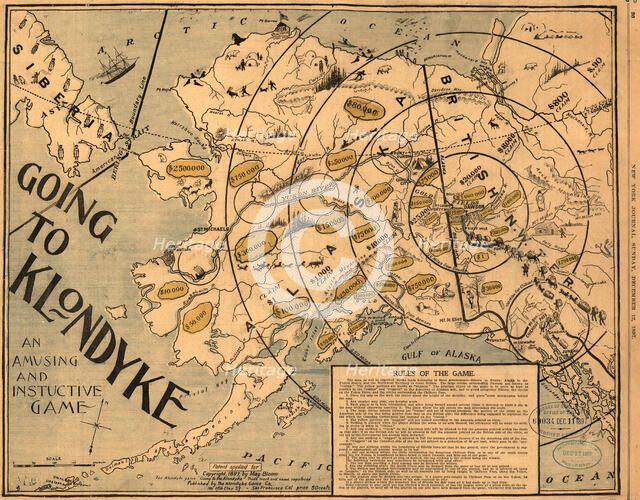Going to Klondyke, 1897. Creator: May Bloom.