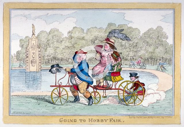'Going to Hobby Fair', 1835.                                            Artist: Isaac Robert Cruikshank