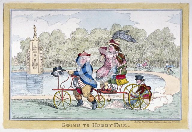 'Going to Hobby Fair', 1835.                                            Artist: Isaac Robert Cruikshank