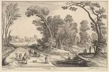 Going to Market, 1652. Creator: Wenceslaus Hollar