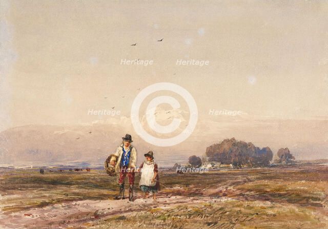 Going to Market, 1830-35. Creator: David Cox the Elder.