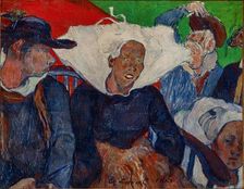 Going to Market, Brittany, 1888. Creator: Charles Laval