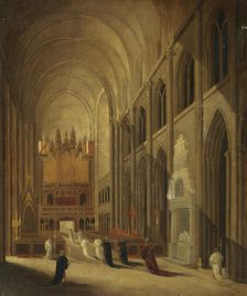Going to Mass, c1840s. Creator: David Roberts