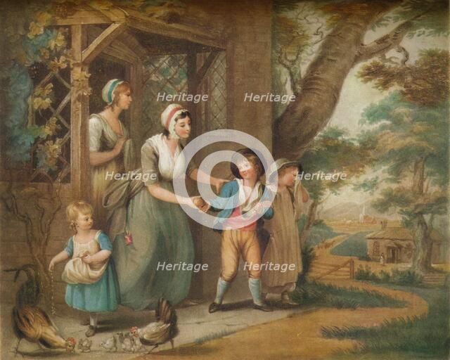 'Going To School', c19th century. Artist: Charles Turner.